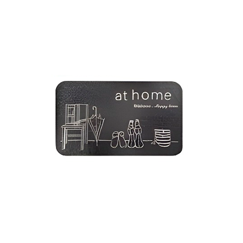 Килимок придверний декоративний Stenson J01075 40х60 см Сірий