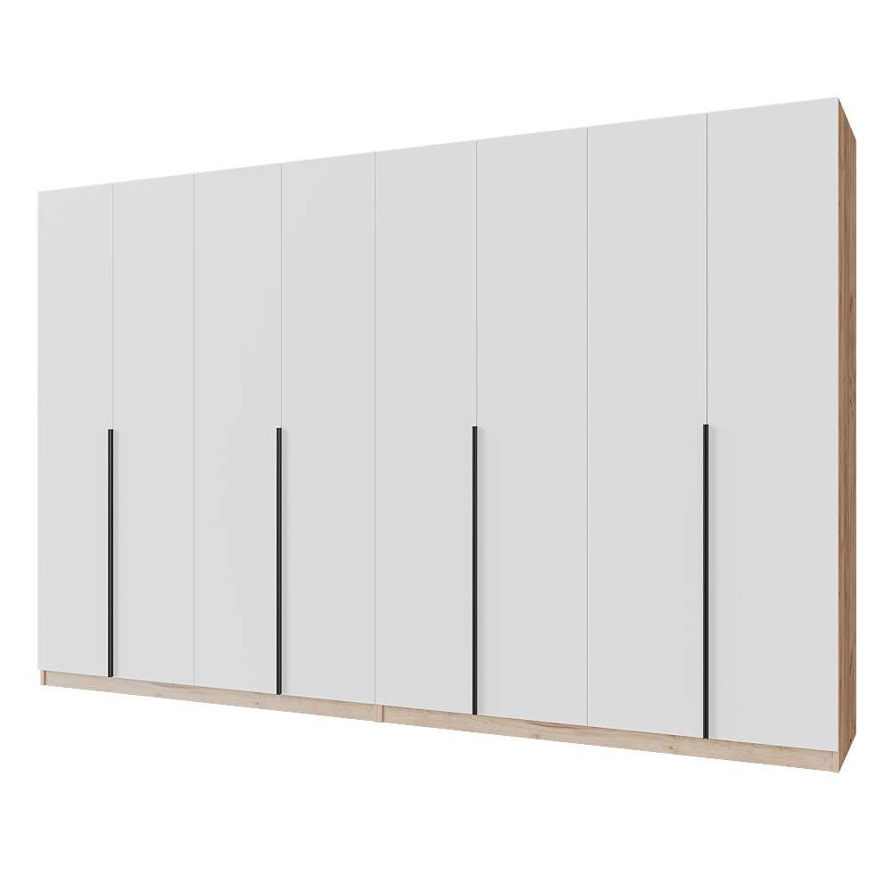 Шафа розпашна з тумбою Меблітренд Чиназес ЧиТ-3200 3200х500х2050 мм Дуб крафт золотий/Білий (27287318) - фото 1 Шафа розпашна з тумбою Меблітренд Чиназес ЧиТ-3200 3200х500х2050 мм Дуб крафт золотий/Білий (27287318) - фото 1