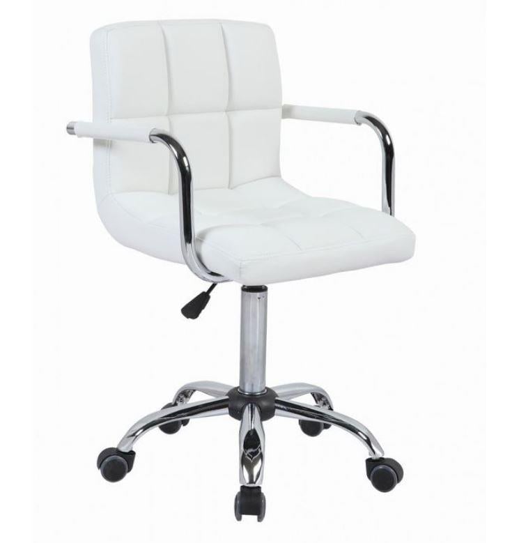 Крісло Group SDM Артур Ко хром/еко-шкіра Білий (6620453)