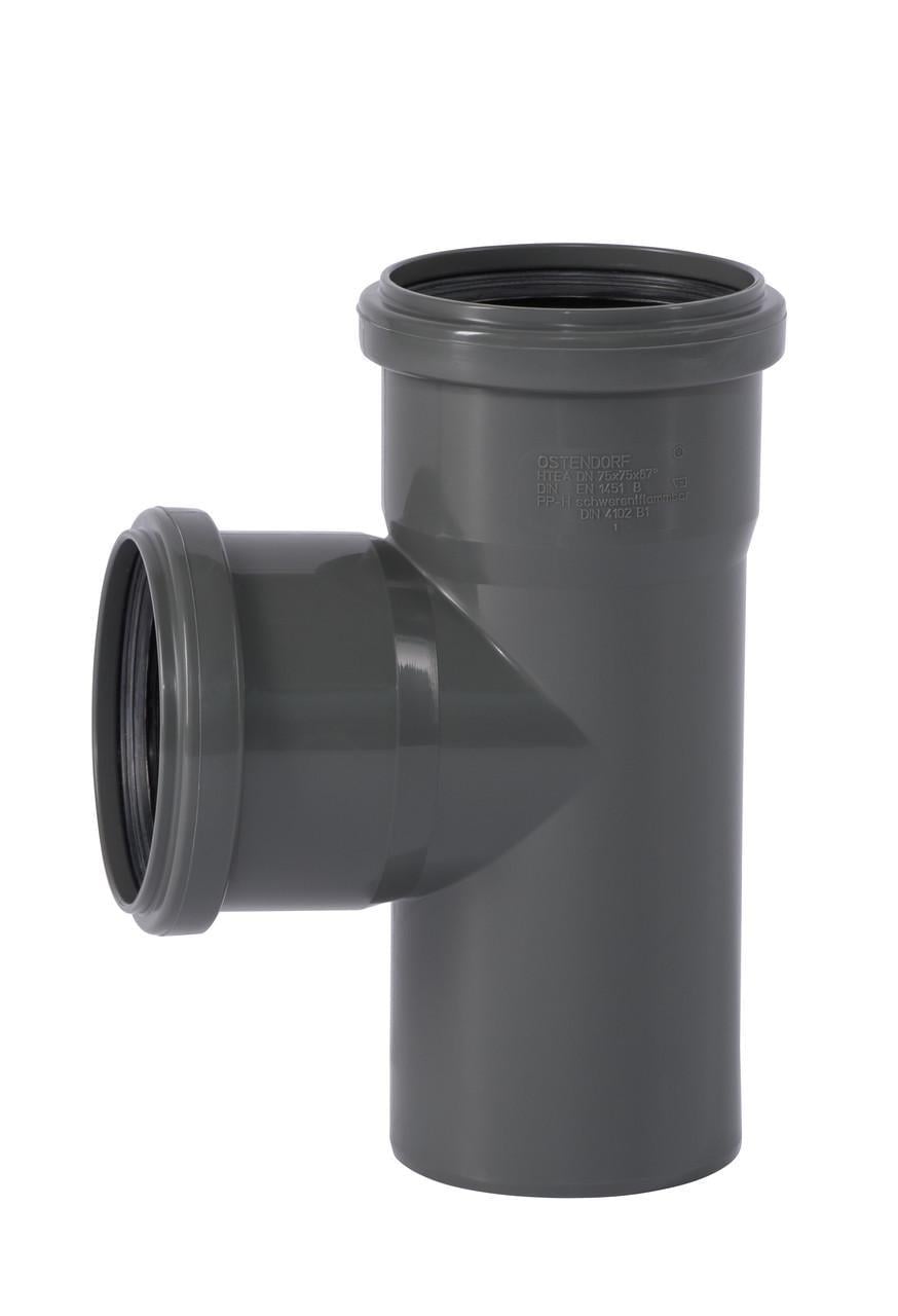 Трійник Ostendorf HT Safe 87° 75/75 мм (173400) Трійник Ostendorf HT Safe 87° 75/75 мм (173400)