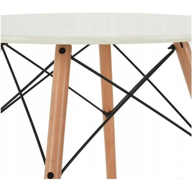 Стіл обідній Bonro В-957-600 круглий Білий - фото 4 Стіл обідній Bonro В-957-600 круглий Білий - фото 4