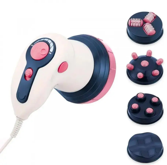 Масажер антицелюлітний Sculptural Body Innovation 3 режими 5 насадки (ML-04474) Масажер антицелюлітний Sculptural Body Innovation 3 режими 5 насадки (ML-04474)