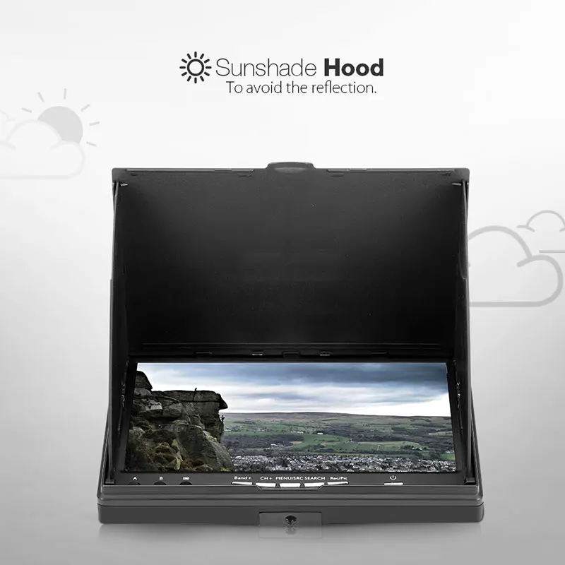 Монитор для FPV LCD5802D DVR 5,8GHz 40CH - фото 2