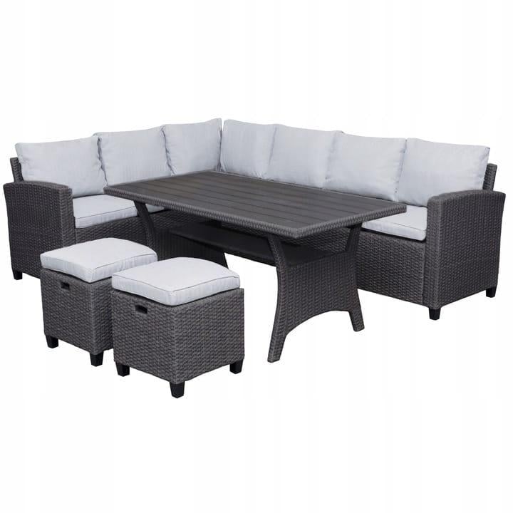 Комплект садовой мебели Jumi Bianca Серый (OM-870871)