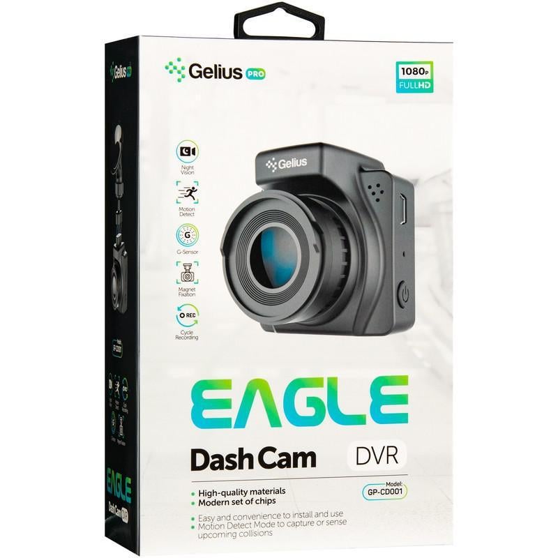 Видеорегистратор автомобильный Gelius Dash Cam Eagle GP-CD001 Black - фото 7