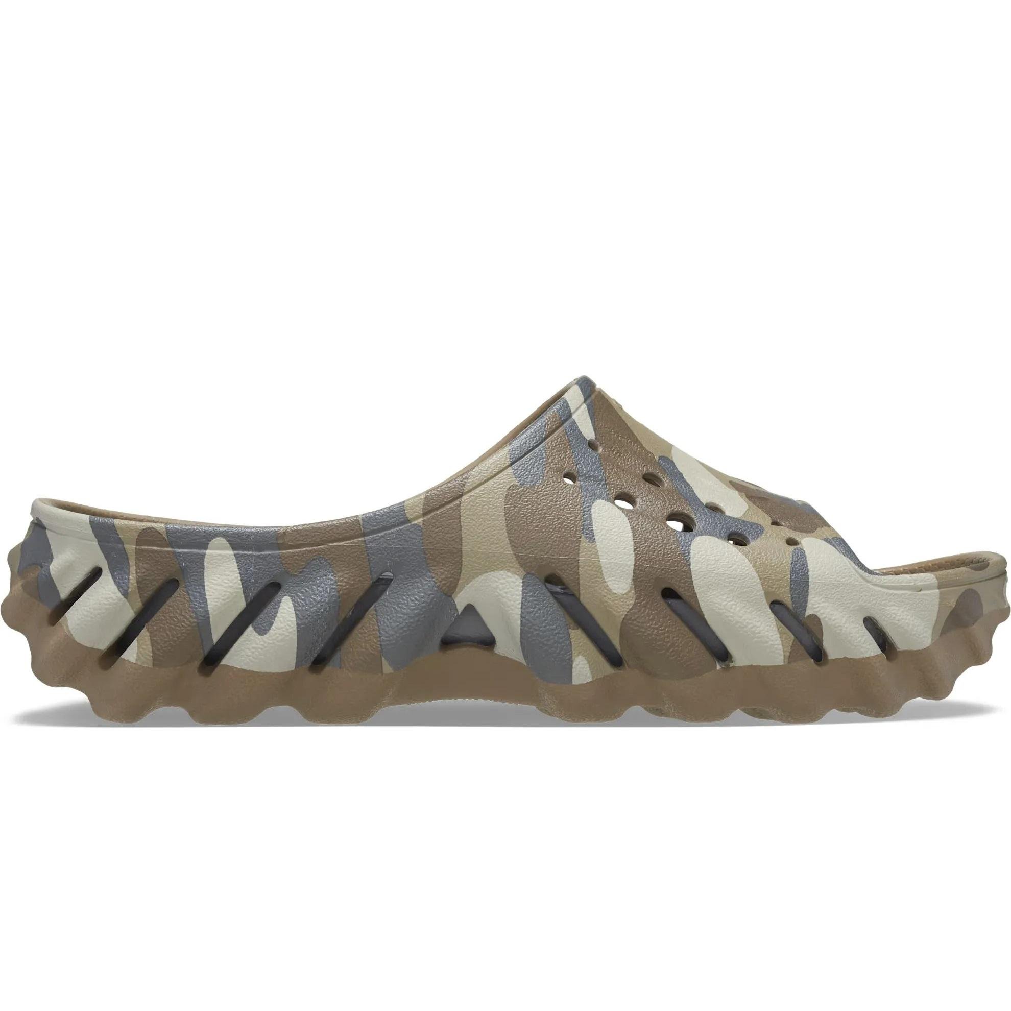 Шльопанці Crocs Echo Camo Redu Slide р. M11/44 29 см Charcoal (208170)