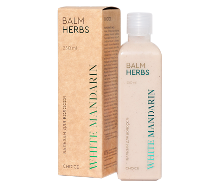 Бальзам для волос Целебные травы White Mandarin натуральный для всех типов волос 250 мл (1906968325) - фото 5