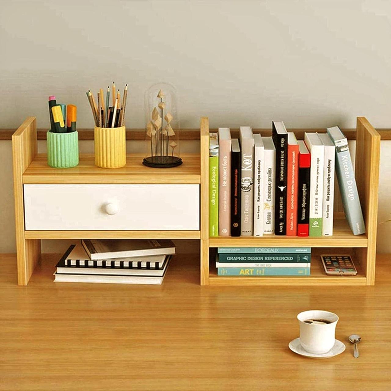 Полка книжная настольная из дерева Лаори Карри/Зефир (КПА-04370320)