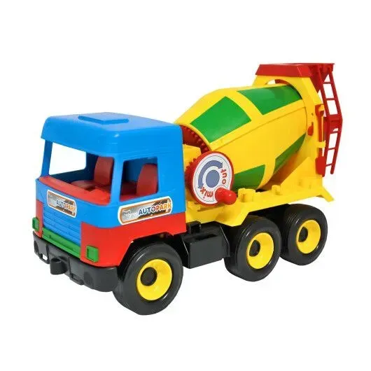 Игрушечная машинка бетоносмеситель Tigres Middle Truck 38 см Желто-сине-красный (150-98-39223.1) Игрушечная машинка бетоносмеситель Tigres Middle Truck 38 см Желто-сине-красный (150-98-39223.1)