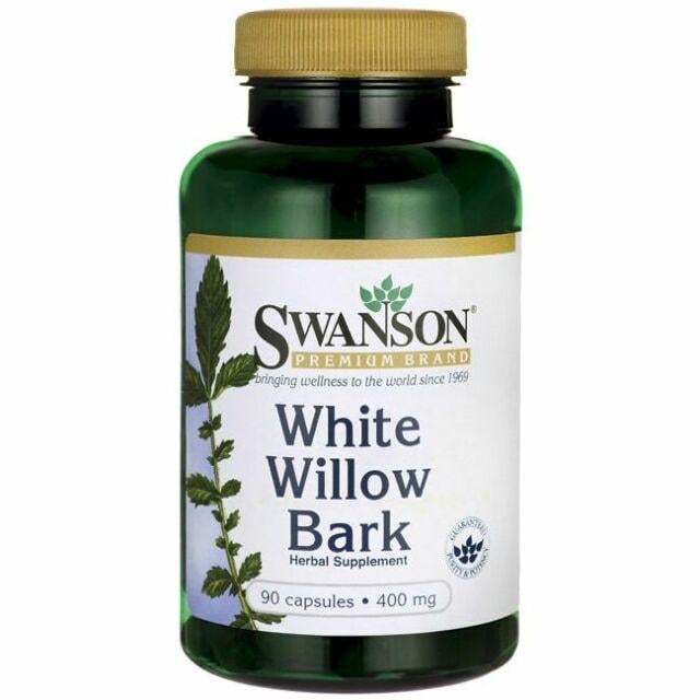 Кора белой ивы Swanson White Willow Bark 400 mg 90 caps