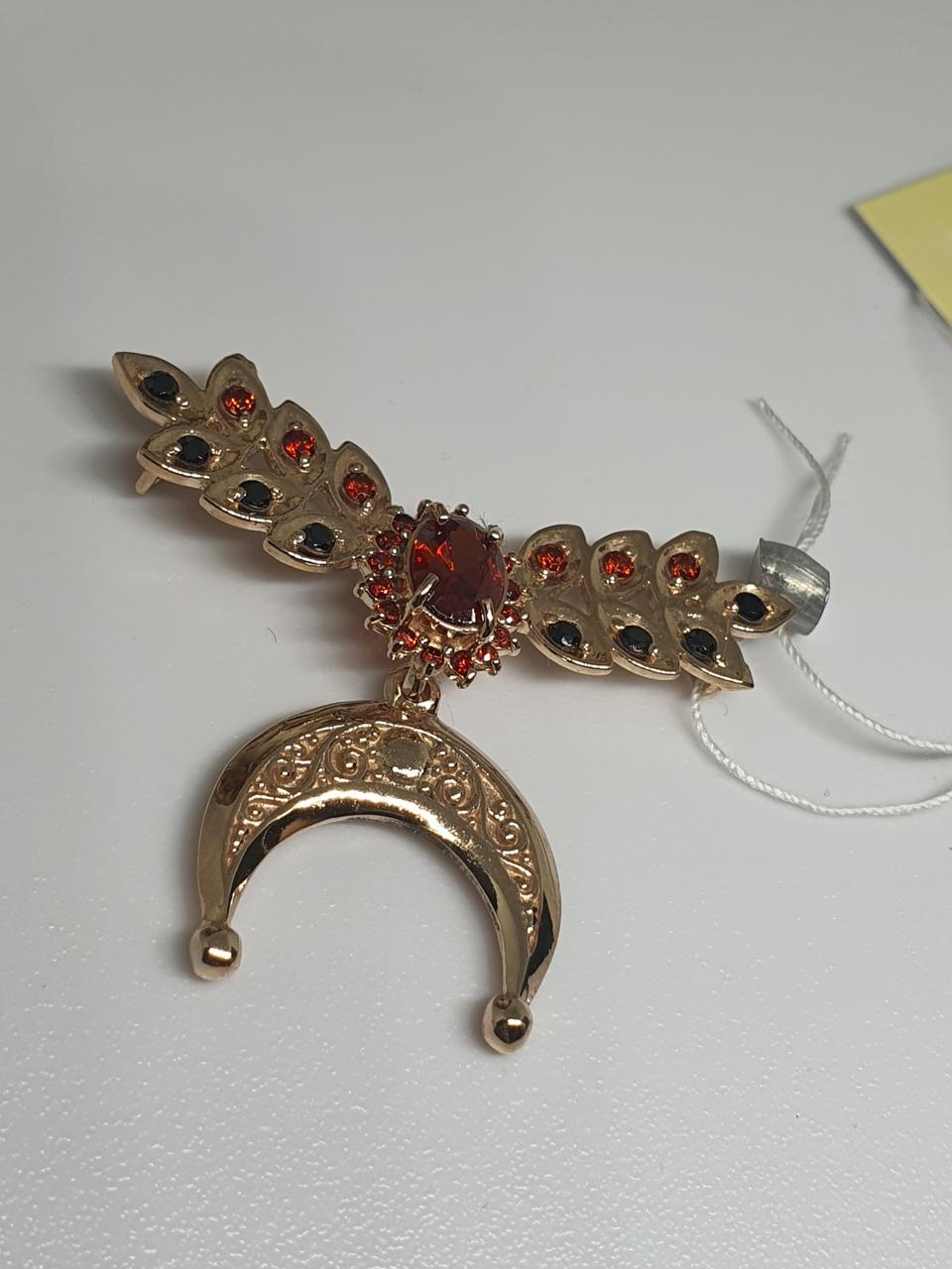 Комплект дукач/сережки срібні Місяць українські традиційні прикраси 925 проба (2622862895)