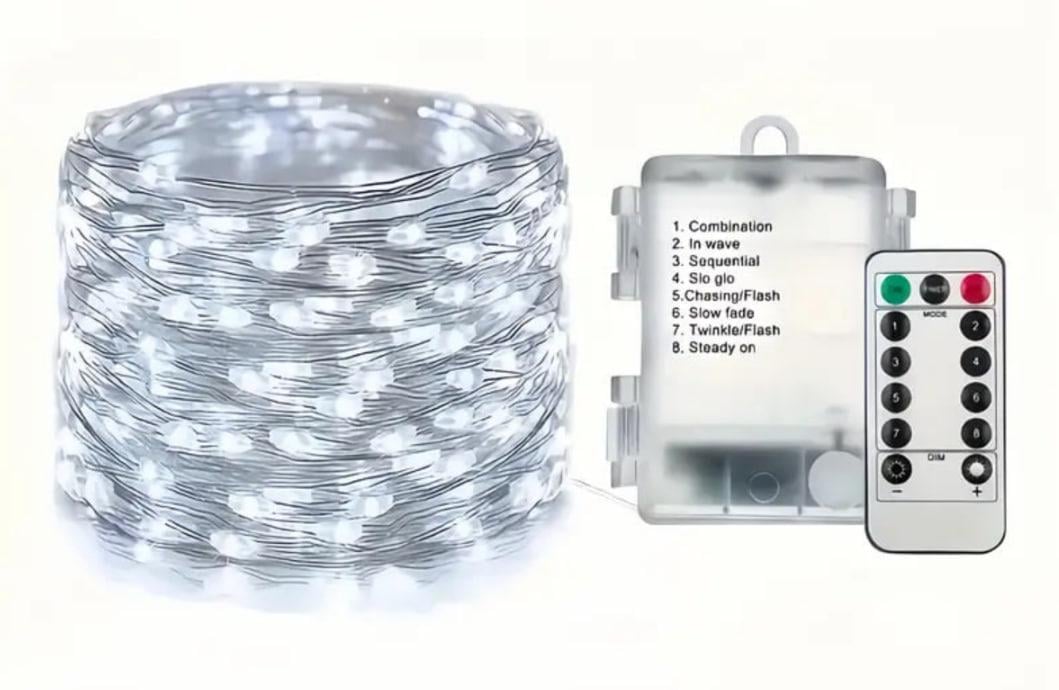 Гірлянда на ялинку 200 світлодіодів 20 м Білий (2787153897)