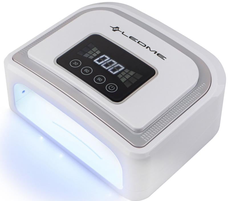 Лампа для манікюру LEDME 5B 120W SILVER з акумулятором