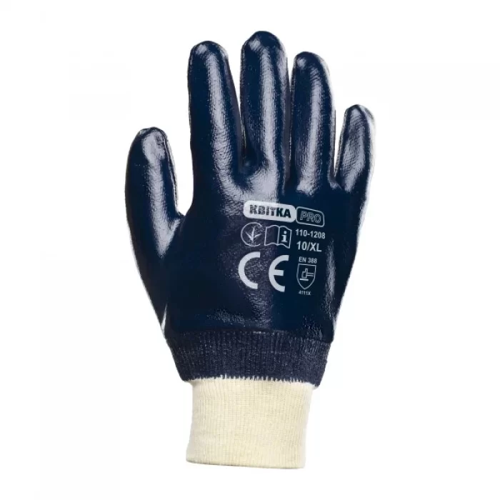 Перчатки с нитриловым покрытием КВИТКА PRO Industrial XL 120 пар (110-1208-10)