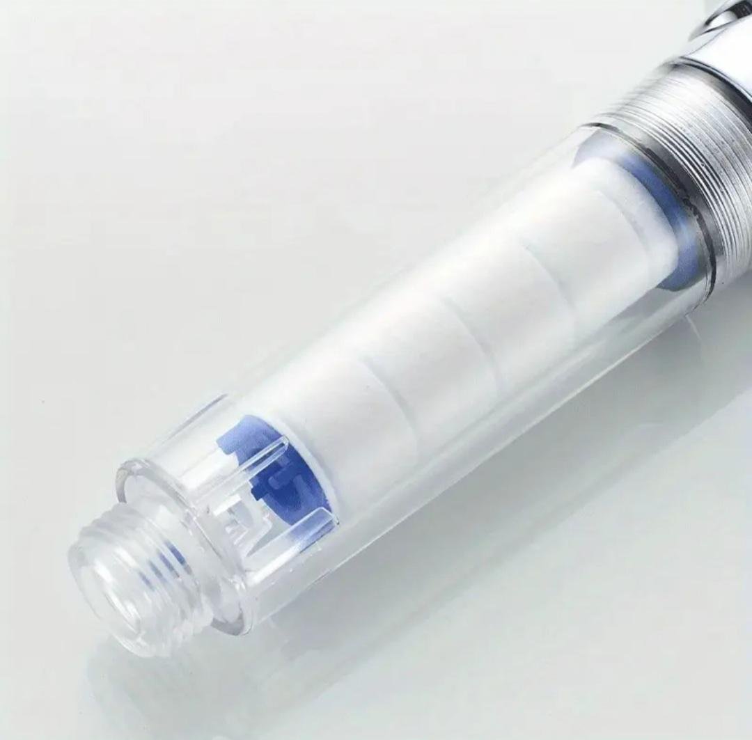 Змінний бавовняний фільтрувальний картридж у душ для очищення жорсткої води та видалення хлору/фториду (2600942740) - фото 9