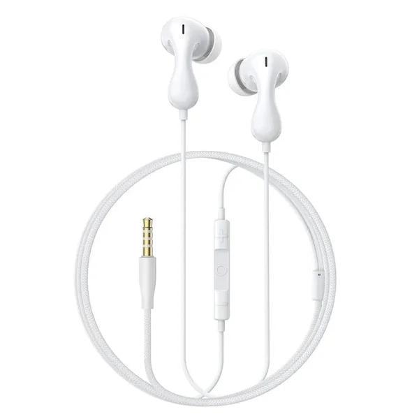 Наушники проводные вакуумные BASEUS Encok HZ20 3,5 мм 1,1 м с микрофоном Moon White (A00171500213-00)