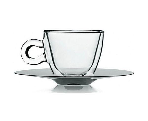 Набор термочашек Luigi Bormioli Thermic Glass с блюдцем 65 мл 4 пр. (10083/01)