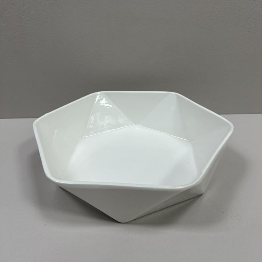 Салатник порцеляновий Ромб Stenson MC3560-11 28х25х7 см White (2820089776)