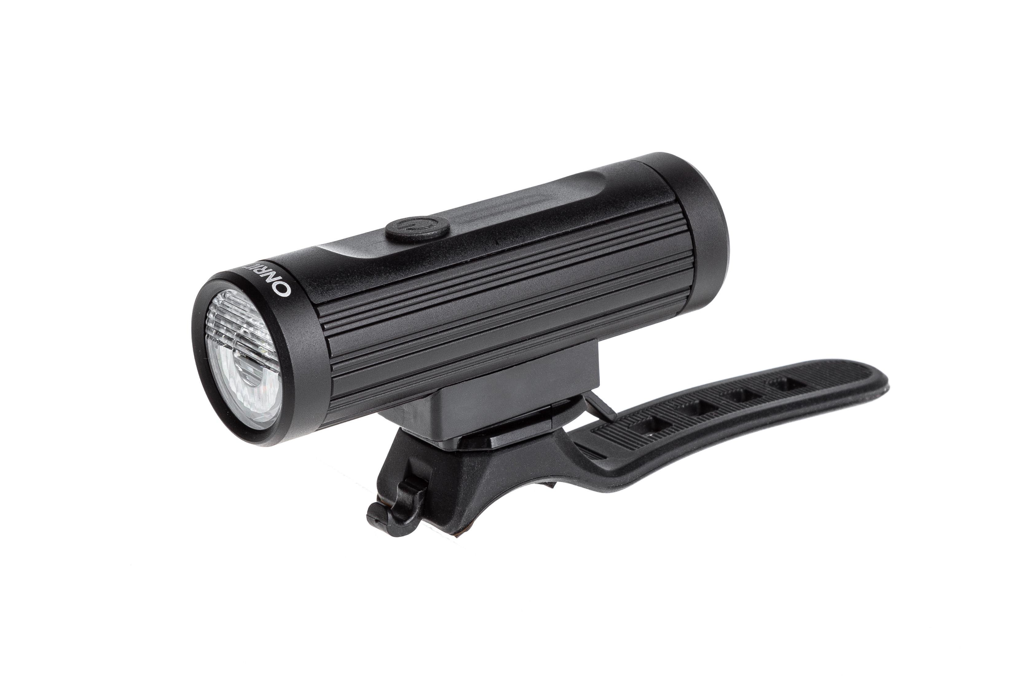 Фара велосипедна OnRide Rave 700 lm 2600 mAh Type-C габаритне жовте світло алюміній (6936116102006-1)