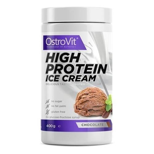 Замінник живлення OstroVit High Protein Ice Cream Chocolate 8 порцій 400 г (000011335)