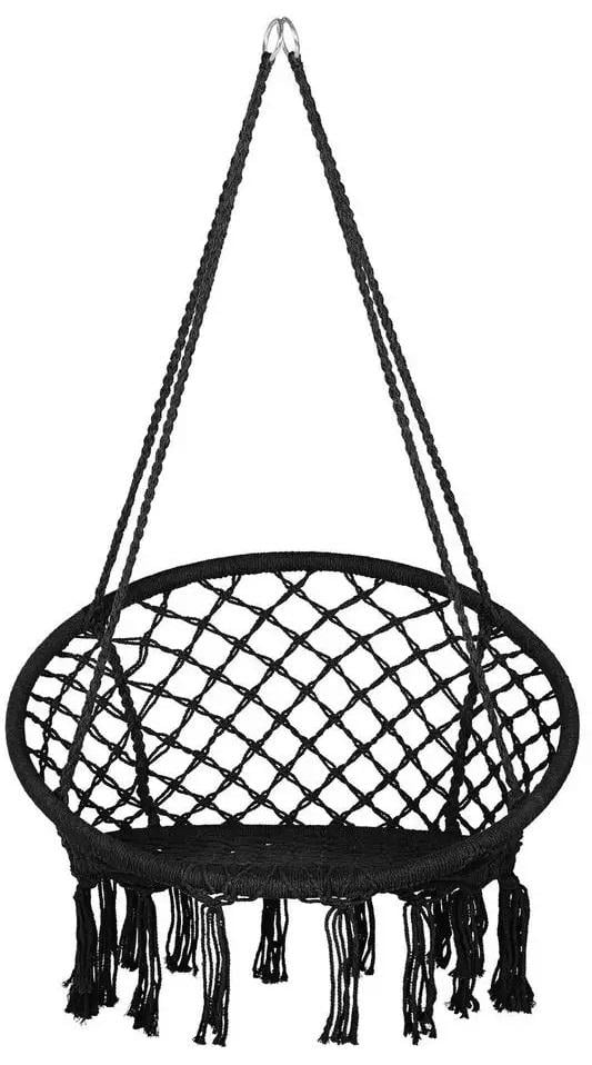 Кресло-гамак подвесное бразильское Bonro B-092 120 кг Черный - фото 14 Кресло-гамак подвесное бразильское Bonro B-092 120 кг Черный - фото 14