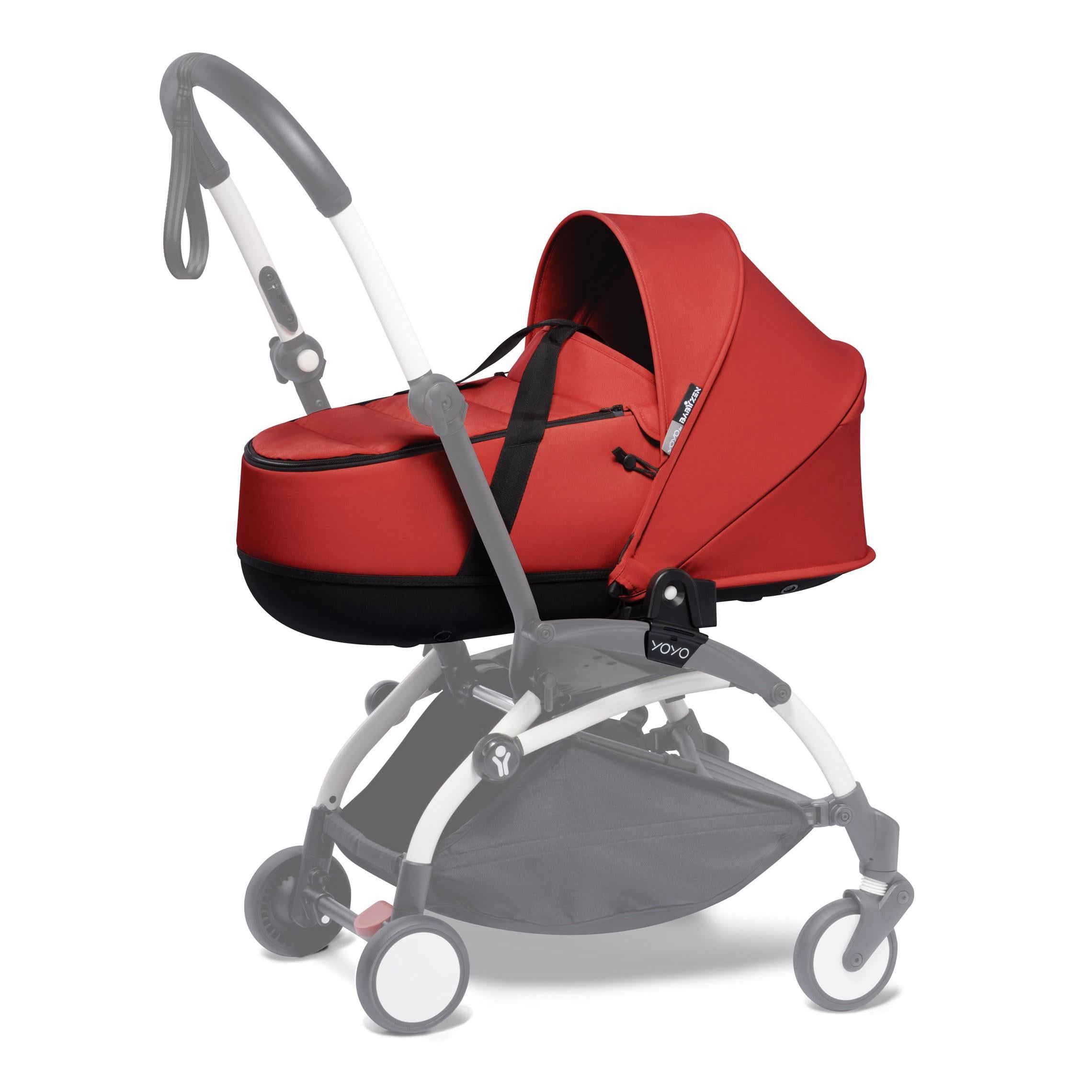 Жесткая люлька-переноска BABYZEN YOYO Bassinet без дождевика Red