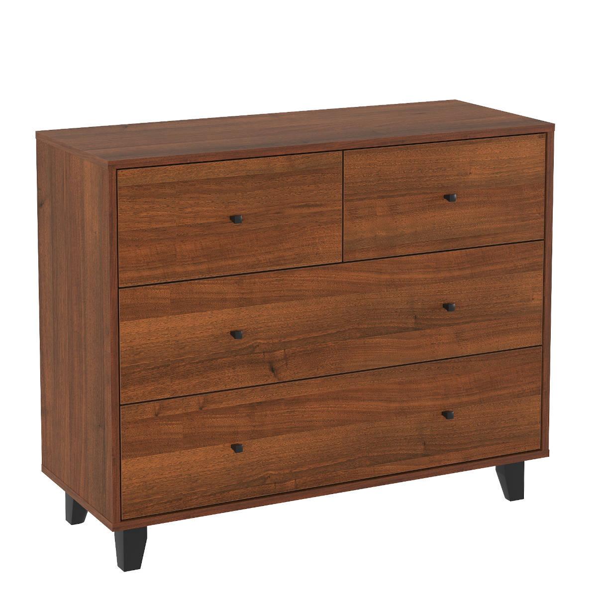 Комод для ванної Компаніт 22 4 шухляди 100х40х82 см Горіх еко (13349999) - фото 1 Комод для ванної Компаніт 22 4 шухляди 100х40х82 см Горіх еко (13349999) - фото 1