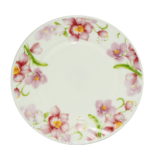 Тарелка S&T Орхидея 23 см Белый (ST30058-001)