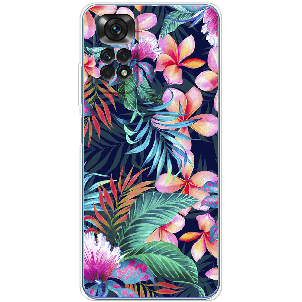 Чохол BoxFace Xiaomi Redmi Note 11 Global Version flowers in the tropics Прозорий силікон (44124-up1971-44124)