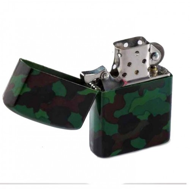 Зажигалка бензиновая Gentelo Хаки (29203538) - фото 2 Зажигалка бензиновая Gentelo Хаки (29203538) - фото 2