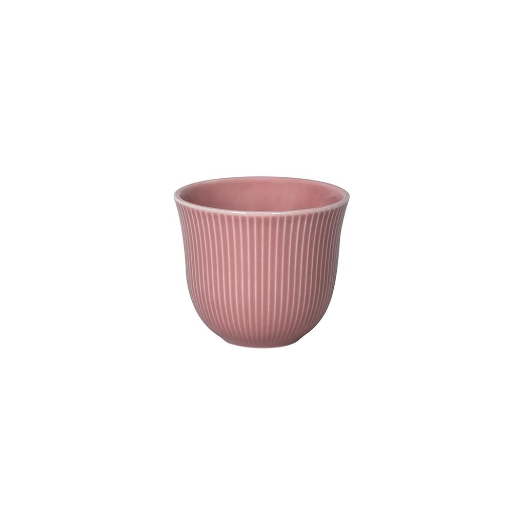 Чашка для латте та капучіно Loveramics Embossed Tasting Cup 250 мл Пиловий рожевий