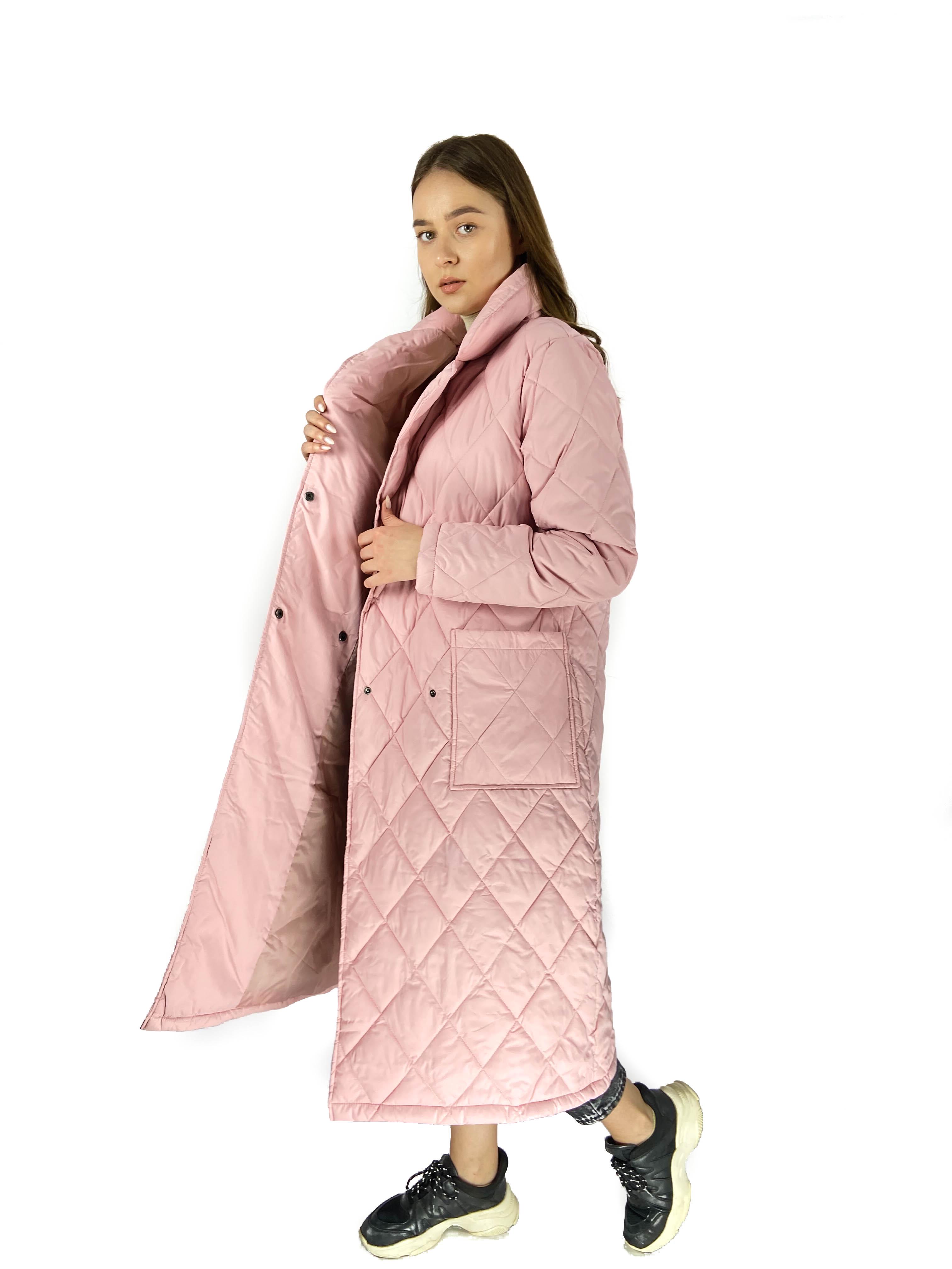 Куртка-пальто жіноча MOON SHOW CAT XL Рожевий (MSC76-1) - фото 4 Куртка-пальто жіноча MOON SHOW CAT XL Рожевий (MSC76-1) - фото 4