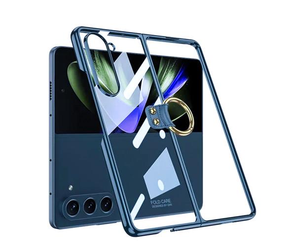 Чехол-накладка GKK Phantom Ring для Samsung Galaxy Z Fold5 Голубой - фото 1