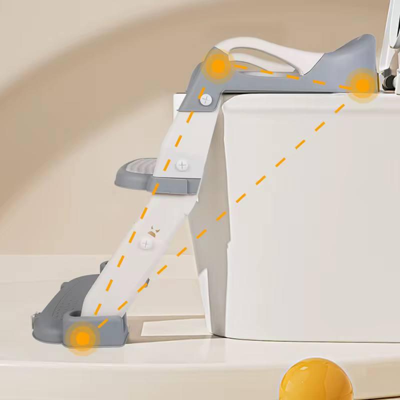 Сиденье детское 2в1 на унитаз со ступеньками - фото 5 Сиденье детское 2в1 на унитаз со ступеньками - фото 5