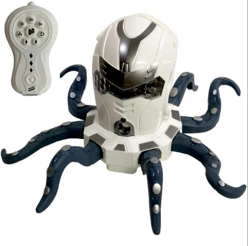 Іграшка Восьминіг на радіокеруванні звук/світло/дим 128A-34 - фото 4 Іграшка Восьминіг на радіокеруванні звук/світло/дим 128A-34 - фото 4