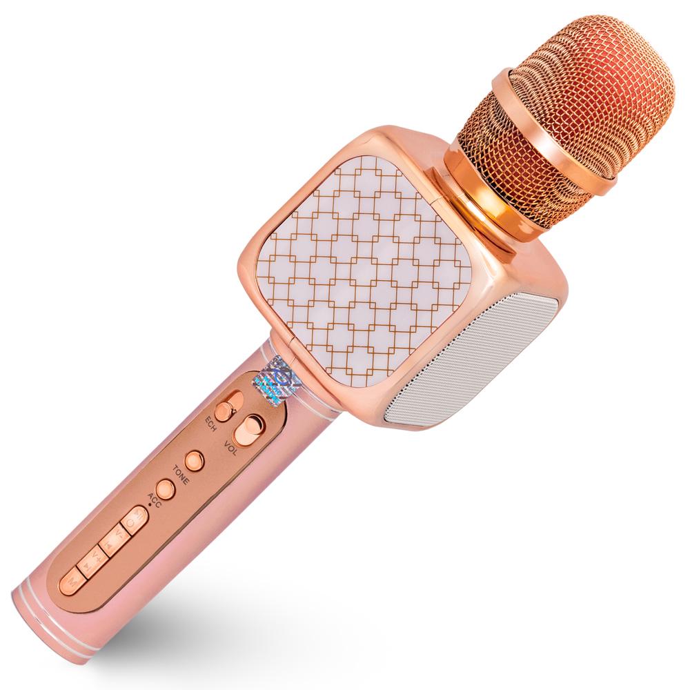 Караоке микрофон Bluetooth Magic Karaoke YS-69 Розовый