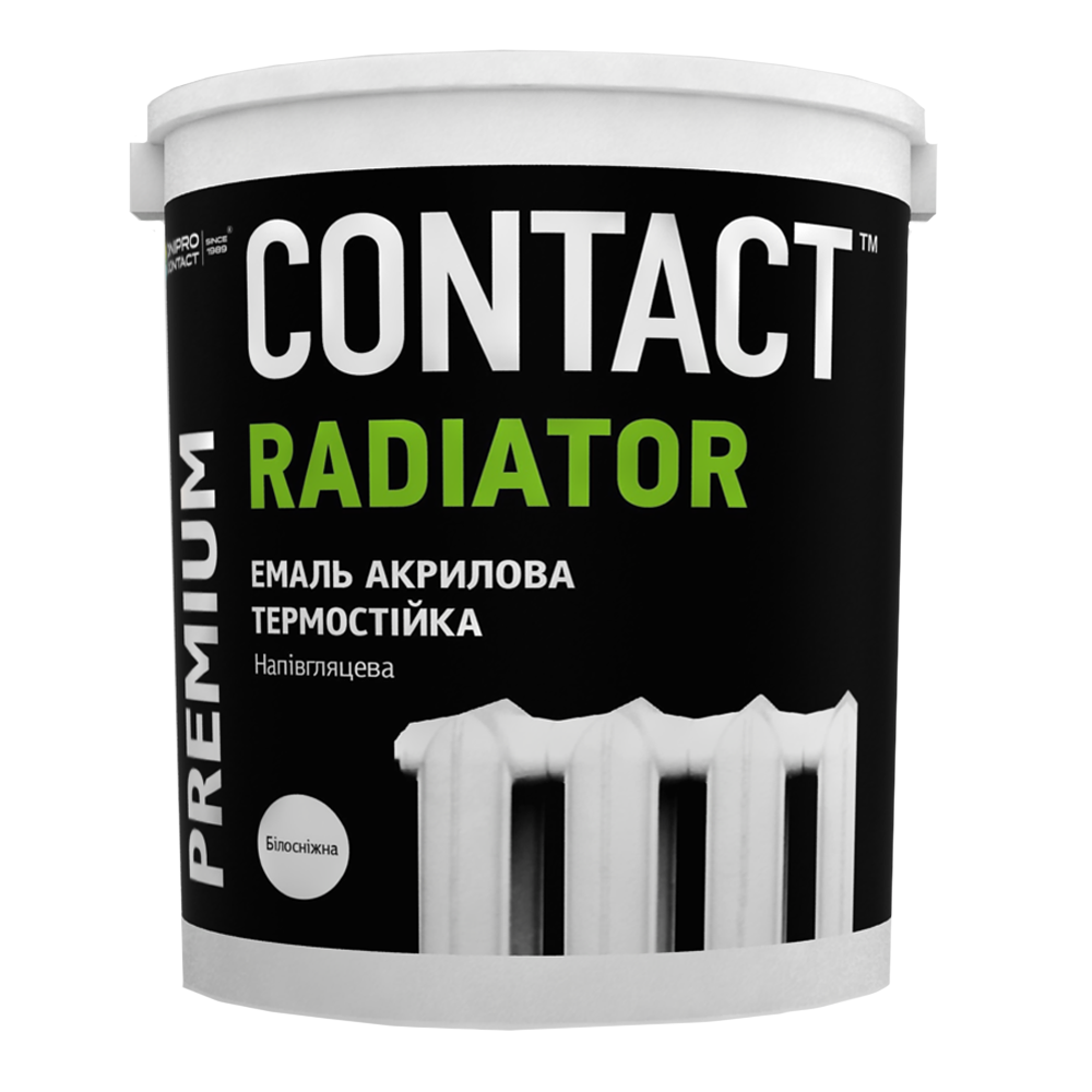 Эмаль акриловая CONTACT для радиаторов 2,5 л (1773998765)