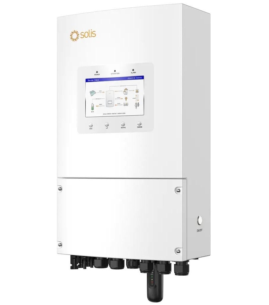 Инвертор для солнечных батарей Solis S6 однофазный 5 кВт Bluetooth (S6-EH1P5K-L-PLUS)