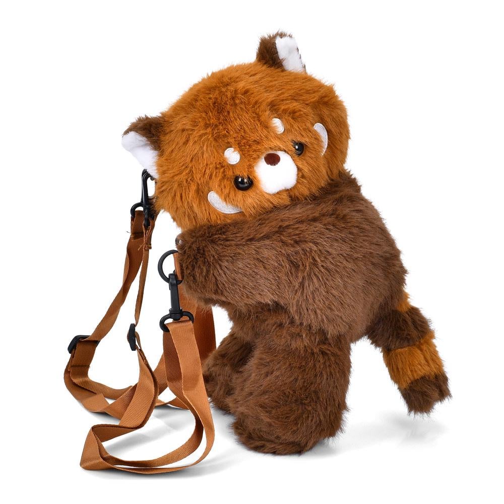 Рюкзак плюшевый YG0059 с дизайном красной панды 31x18x14 см Рюкзак плюшевый YG0059 с дизайном красной панды 31x18x14 см