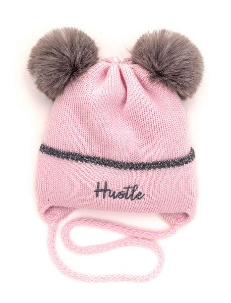 Шапка детская для девочек Крошка D834 хлопок 42-46 см Светло-розовый