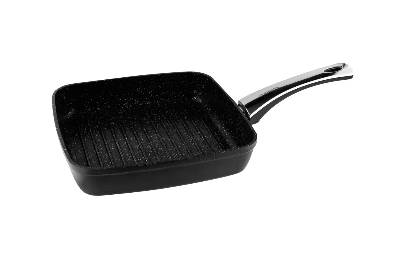 Пательня-гриль Vinzer 89438 Granite Induction Line 26х26 см (8199)