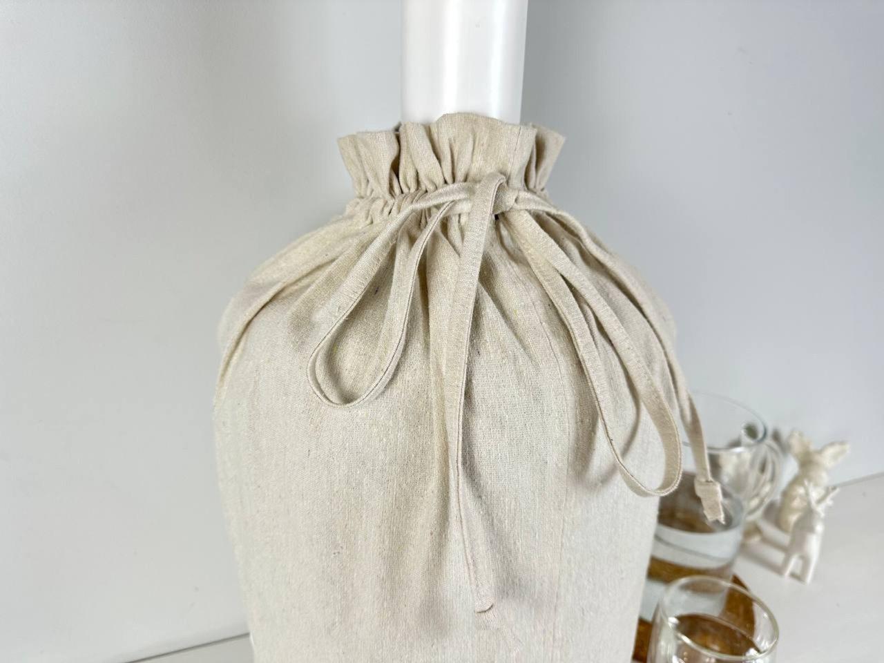 Чехол текстильный льняной для пластикового бутля 19 л - фото 3