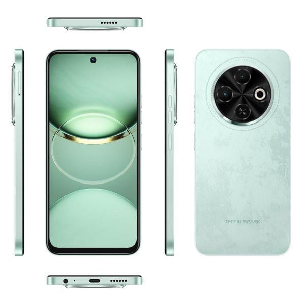 Смартфон Tecno Spark 30C KL5n 4/128GB Magic Skeen Green (4894947051807) - фото 4