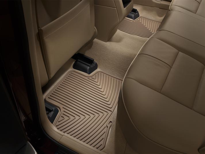 Коврики автомобильные задние резиновые WeatherTech W100TN Mercedes GLK-Class 2009 Бежевый (1185135573)