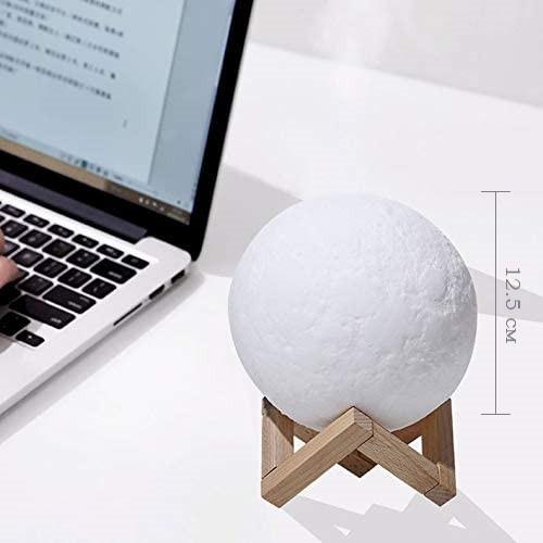 Нічник-освіжувач повітря 3D Moon Lamp Humidifier настільний - фото 3