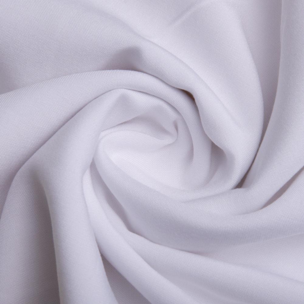 Ткань вискоза плательная штапель Дороти Белый (25287)