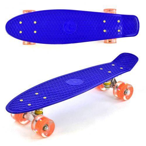 Пенниборд колеса с подсветкой Синий - фото 2 Пенниборд колеса с подсветкой Синий - фото 2