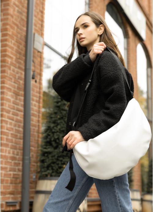 Жіноча сумка хобо Sambag Білий (725058428)