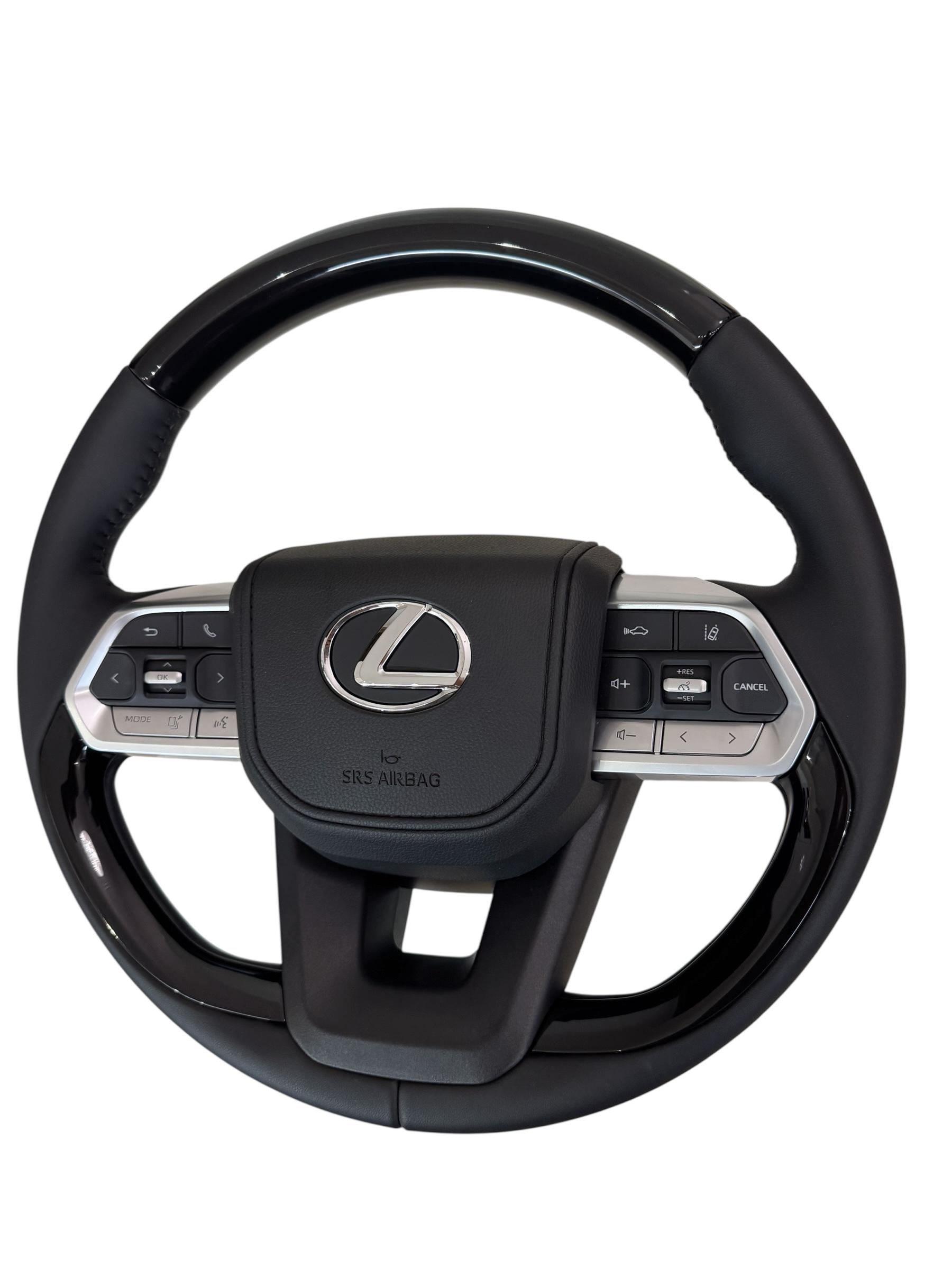 Кермо для Lexus LX470/GX470 в сборі рояльний лак логотип та кнопки хром (29726614) - фото 2 Кермо для Lexus LX470/GX470 в сборі рояльний лак логотип та кнопки хром (29726614) - фото 2