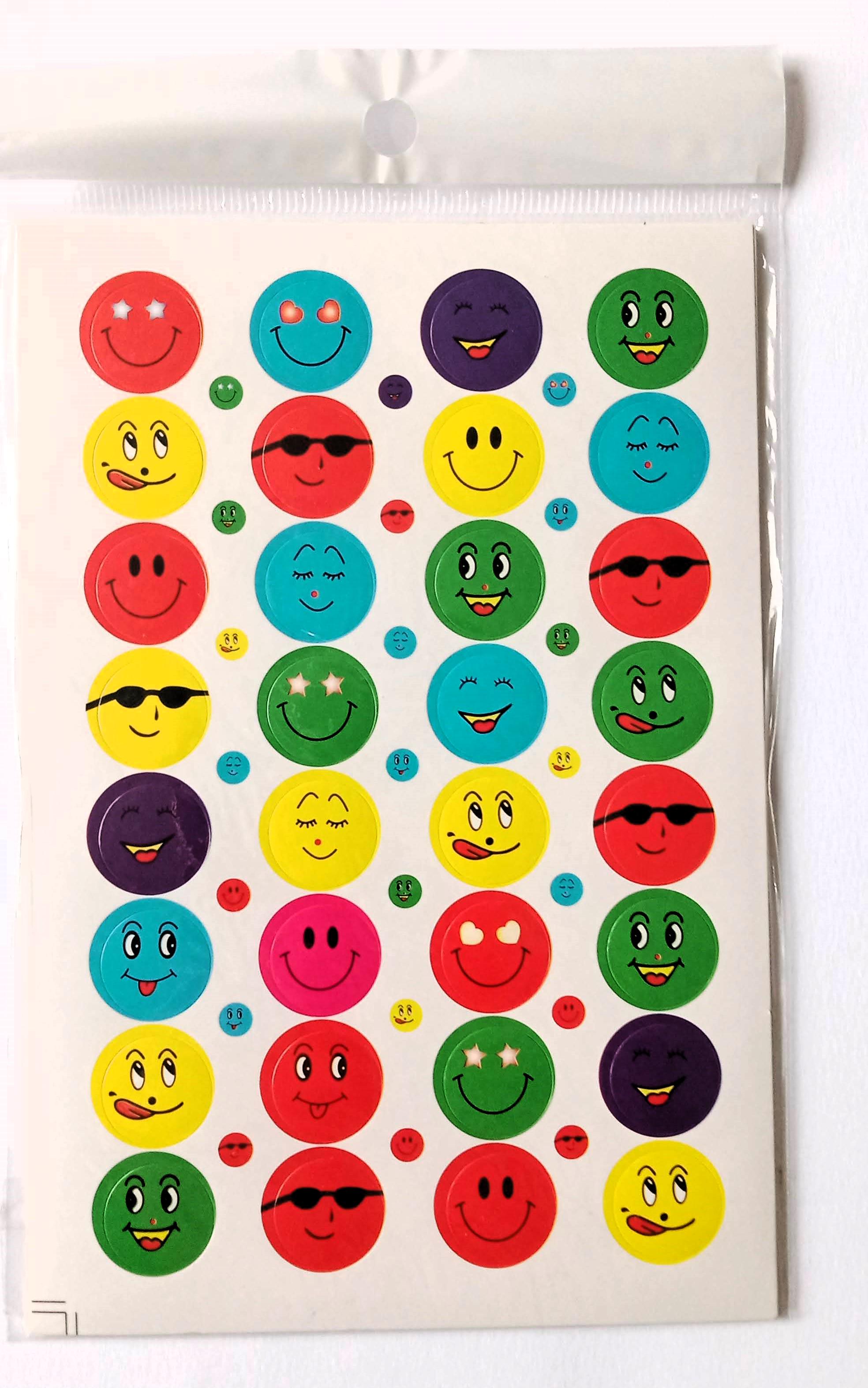 Наклейка для оценок смайлики разноцветные 10 л 320 шт. Наклейка для оценок смайлики разноцветные 10 л 320 шт.